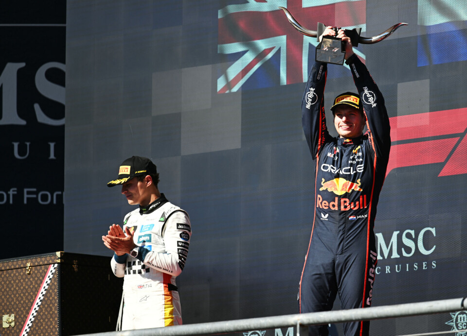 Max Verstappen tar stadig innpå McLaren-førerne.