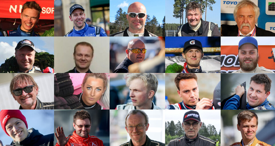 Her ser du 20 norske bilsportutøvere, som ifølge våre statistikker har skilt seg ut på en eller annen måte siden år 2000. Sjekk ut hva vi trekker opp av hatten, og ikke minst hva vi kommer til å by mer på senere!